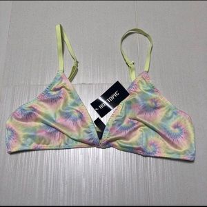 Pastel tie dye bralette